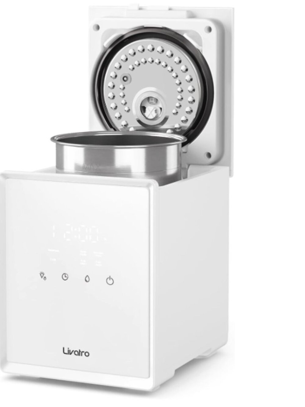 Livatro Stainless Steel Warm Humidifier, 3L, Easy Clean, Healthy Air